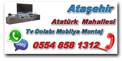 Atatürk Mahallesi TV Ünitesi Mobilya Montaj - TV Dolabı Mobilya Montaj