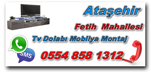 Fetih Mahallesi TV Ünitesi Mobilya Montaj - TV Dolabı Mobilya Montaj