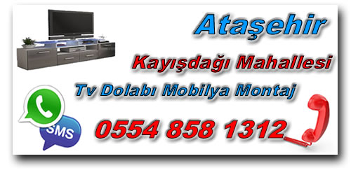 Kayışdağı Mahallesi TV Ünitesi Mobilya Montaj - TV Dolabı Mobilya Montaj