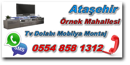 Ataşehir Örnek Mahallesi TV Ünitesi Mobilya Montaj